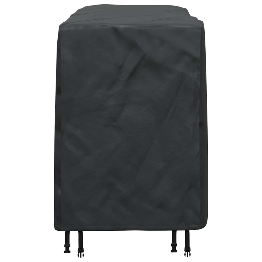 Produktbild för Möbelöverdrag Enfärgad Svart 180 x 70 x 90 cm 210D