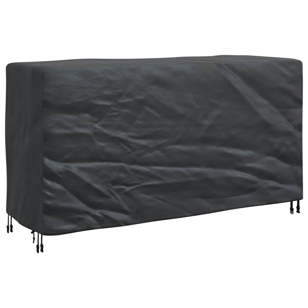 Produktbild för Möbelöverdrag Enfärgad Svart 180 x 70 x 90 cm 420D