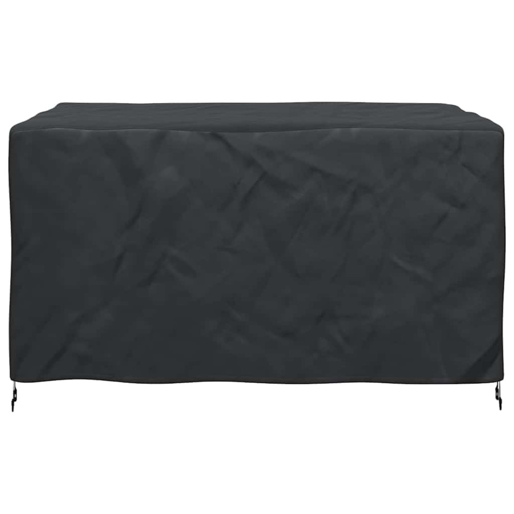 Produktbild för Möbelöverdrag Enfärgad Svart 180 x 150 x 85 cm 210D