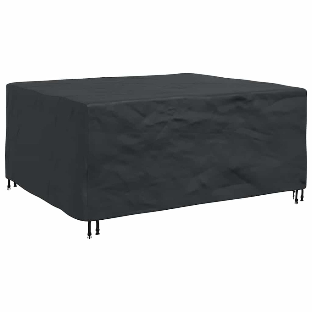 Produktbild för Möbelöverdrag Enfärgad Svart 200 x 160 x 70 cm 420D