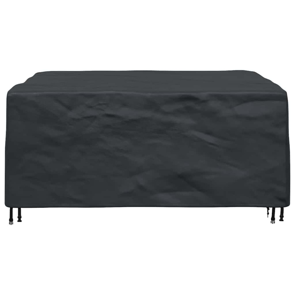 Produktbild för Möbelöverdrag Enfärgad Svart 200 x 160 x 70 cm 600D