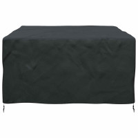 Produktbild för Möbelöverdrag Enfärgad Svart 200 x 165 x 80 cm 420D