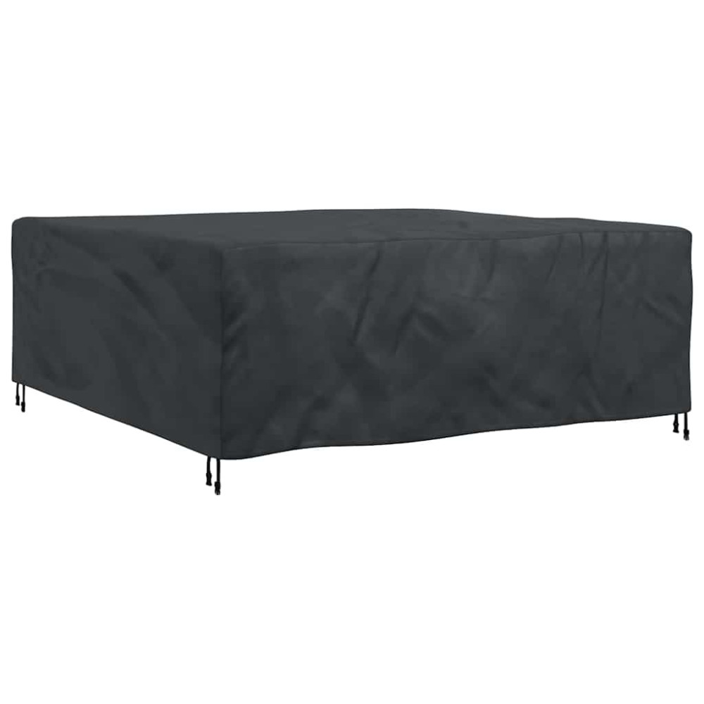 Produktbild för Möbelöverdrag Enfärgad Svart 210 x 200 x 70 cm 420D