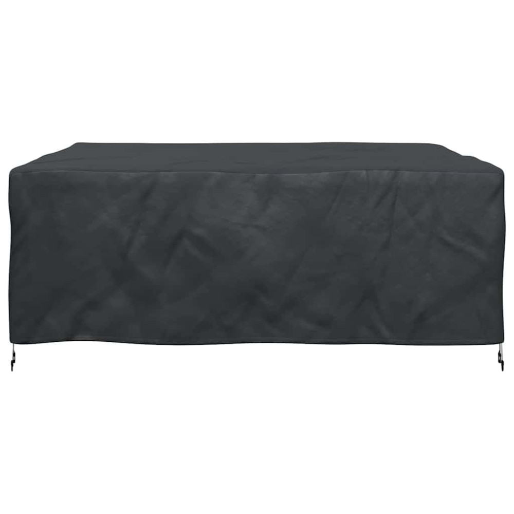 Produktbild för Möbelöverdrag Enfärgad Svart 210 x 200 x 70 cm 420D