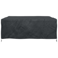 Produktbild för Möbelöverdrag Enfärgad Svart 210 x 200 x 70 cm 420D