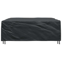 Produktbild för Möbelöverdrag Enfärgad Svart 210 x 200 x 70 cm 420D