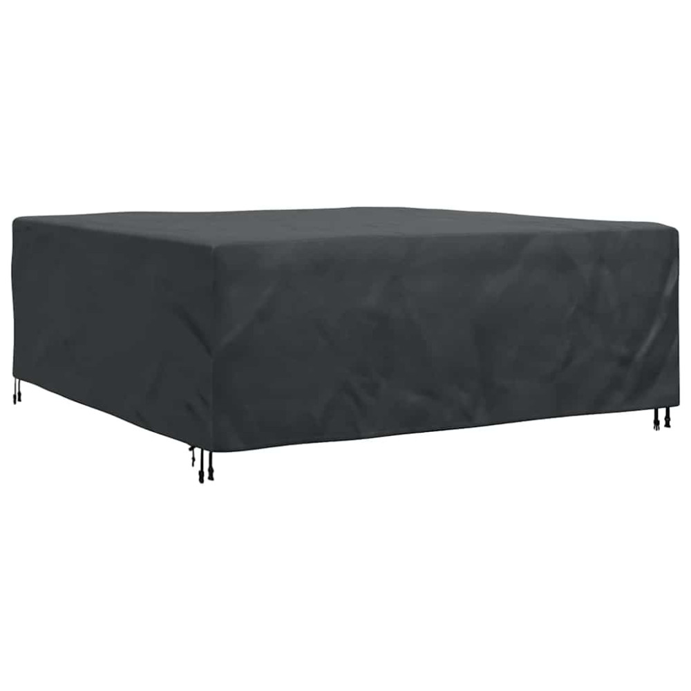 Produktbild för Möbelöverdrag Enfärgad Svart 210 x 200 x 70 cm 600D