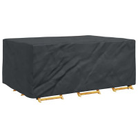 Produktbild för Möbelöverdrag Enfärgad Svart 210 x 130 x 70 cm 420D