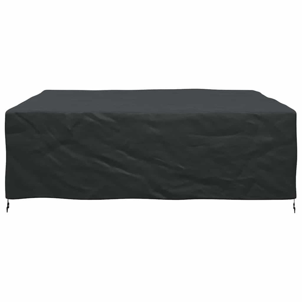 Produktbild för Möbelöverdrag Enfärgad Svart 220 x 220 x 70 cm 210D