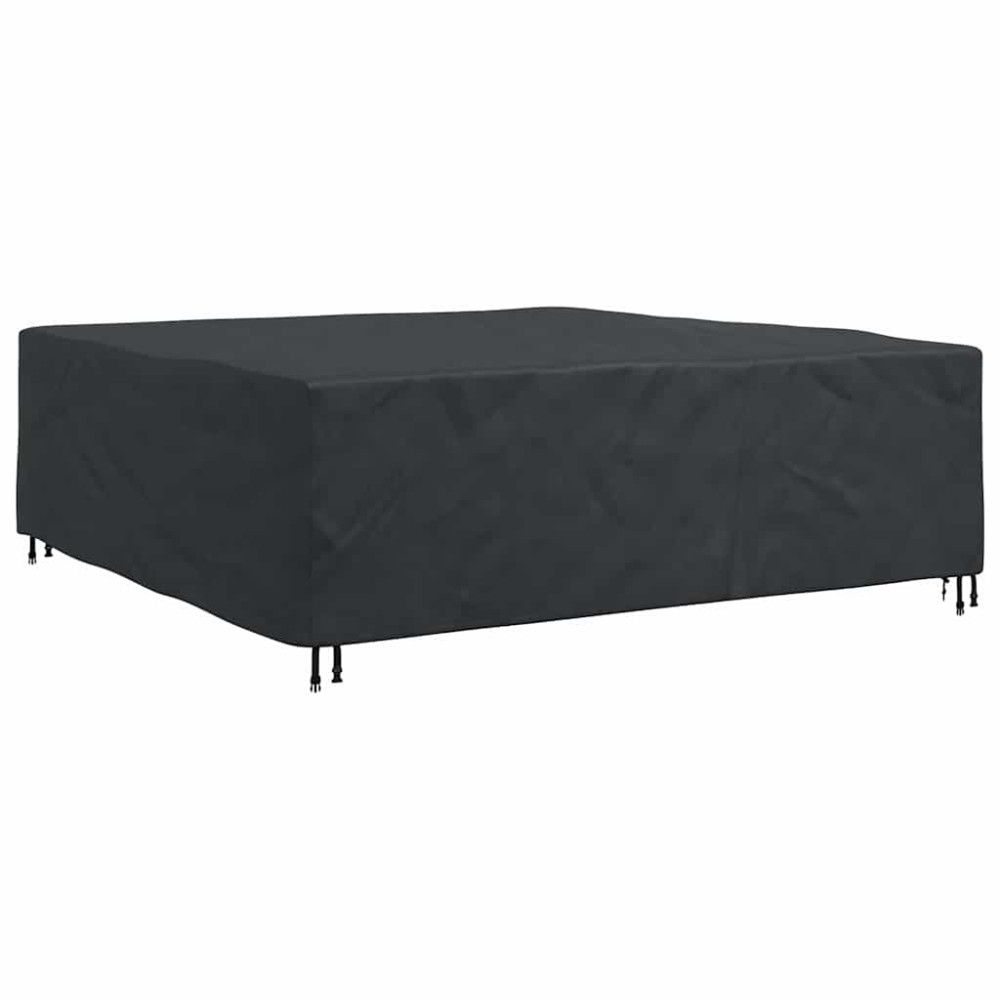 Produktbild för Möbelöverdrag Enfärgad Svart 220 x 220 x 70 cm 420D