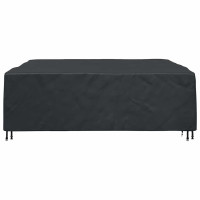 Produktbild för Möbelöverdrag Enfärgad Svart 220 x 220 x 70 cm 420D