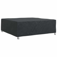 Produktbild för Möbelöverdrag Enfärgad Svart 220 x 220 x 70 cm 420D