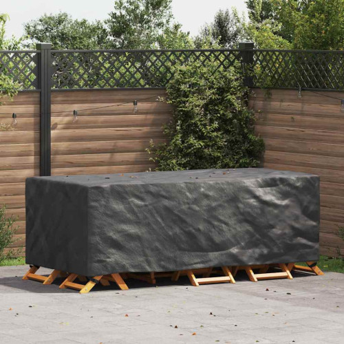 vidaXL Möbelöverdrag Enfärgad Svart 229 x 113 x 73 cm 210D