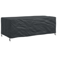 Produktbild för Möbelöverdrag Enfärgad Svart 229 x 113 x 73 cm 210D