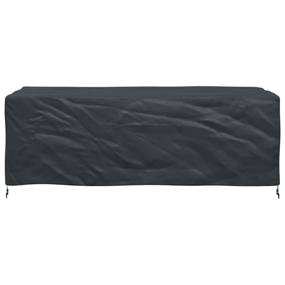Produktbild för Möbelöverdrag Enfärgad Svart 229 x 113 x 73 cm 210D