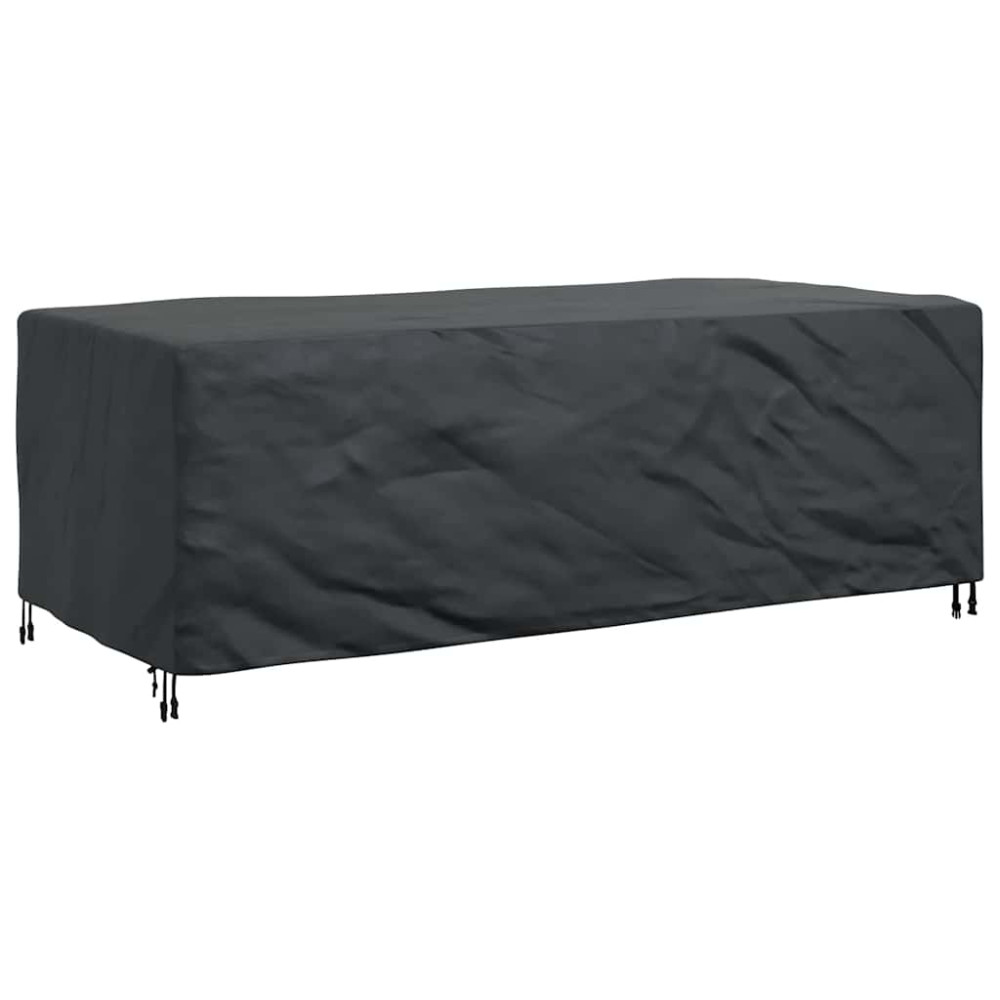 Produktbild för Möbelöverdrag Enfärgad Svart 229 x 113 x 73 cm 210D