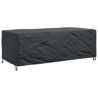 Produktbild för Möbelöverdrag Enfärgad Svart 229 x 113 x 73 cm 210D