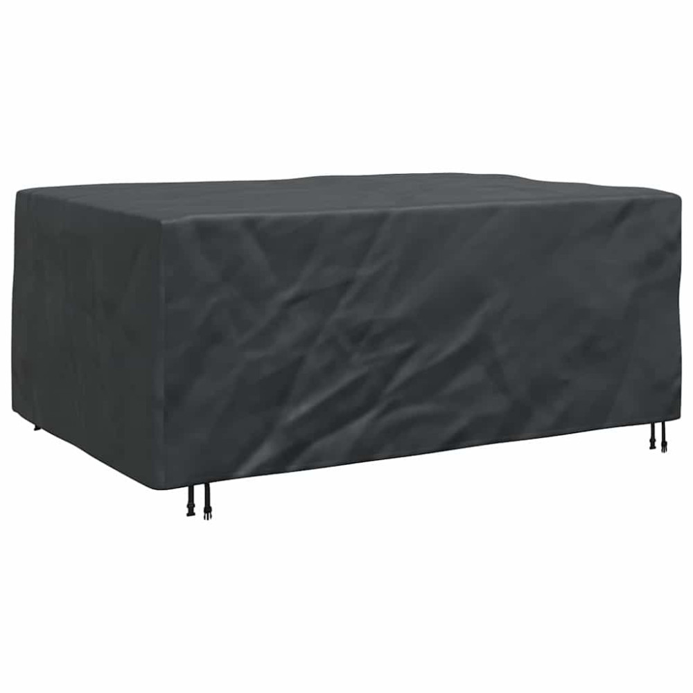 Produktbild för Möbelöverdrag Enfärgad Svart 230 x 165 x 80 cm 210D