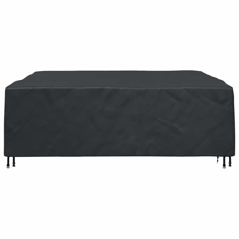 Produktbild för Möbelöverdrag Enfärgad Svart 235 x 235 x 70 cm 210D