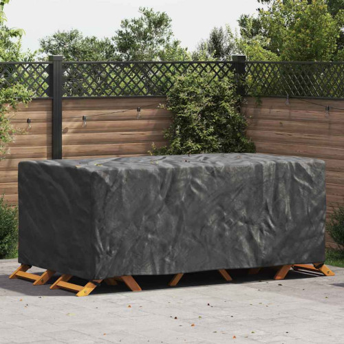 vidaXL Möbelöverdrag Enfärgad Svart 240 x 140 x 90 cm 210D