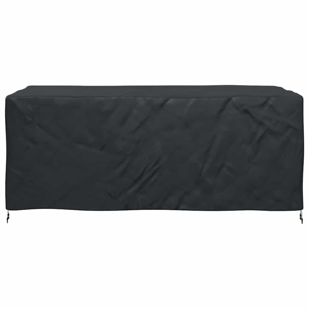 Produktbild för Möbelöverdrag Enfärgad Svart 240 x 140 x 90 cm 210D
