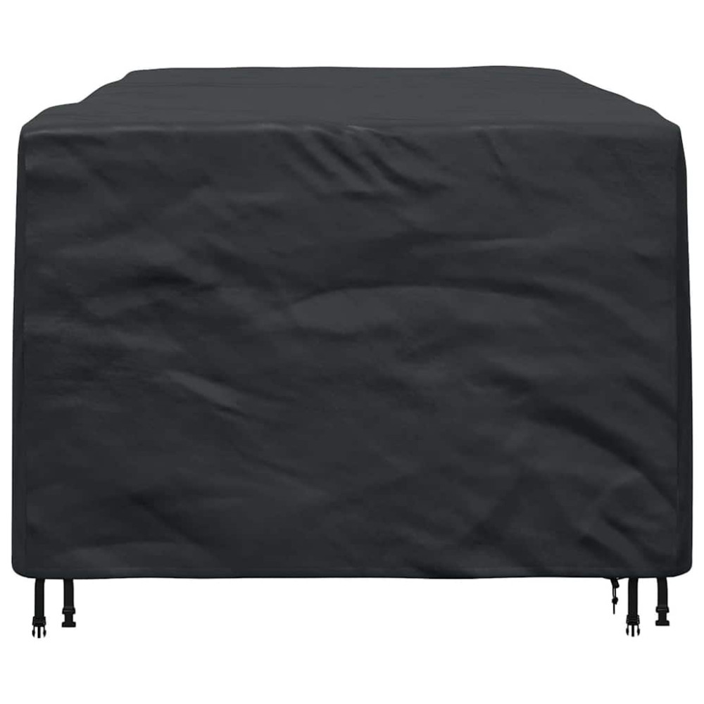 Produktbild för Möbelöverdrag Enfärgad Svart 240 x 140 x 90 cm 210D