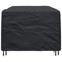 Produktbild för Möbelöverdrag Enfärgad Svart 240 x 140 x 90 cm 210D