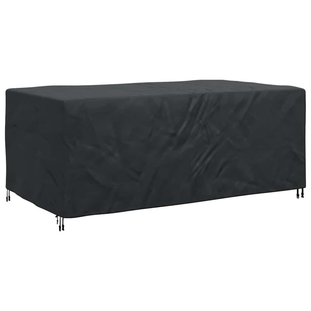 Produktbild för Möbelöverdrag Enfärgad Svart 240 x 140 x 90 cm 210D