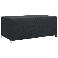 Produktbild för Möbelöverdrag Enfärgad Svart 240 x 140 x 90 cm 210D