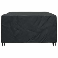 Produktbild för Möbelöverdrag Enfärgad Svart 240 x 190 x 90 cm 420D