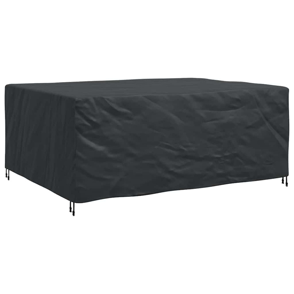 Produktbild för Möbelöverdrag Enfärgad Svart 240 x 190 x 90 cm 420D