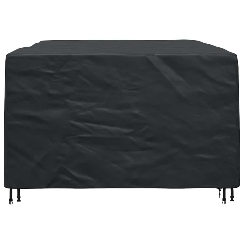 Produktbild för Möbelöverdrag Enfärgad Svart 240 x 180 x 100 cm 210D