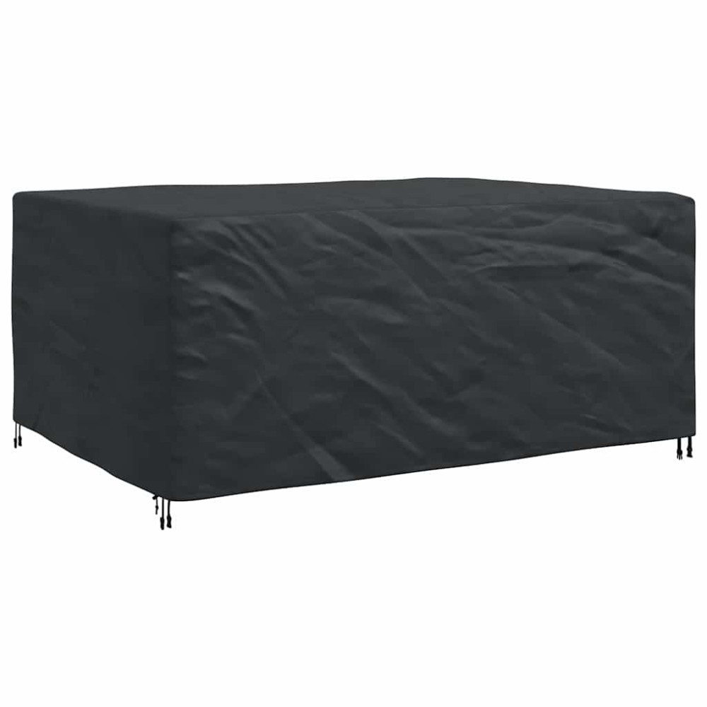 Produktbild för Möbelöverdrag Enfärgad Svart 240 x 180 x 100 cm 420D