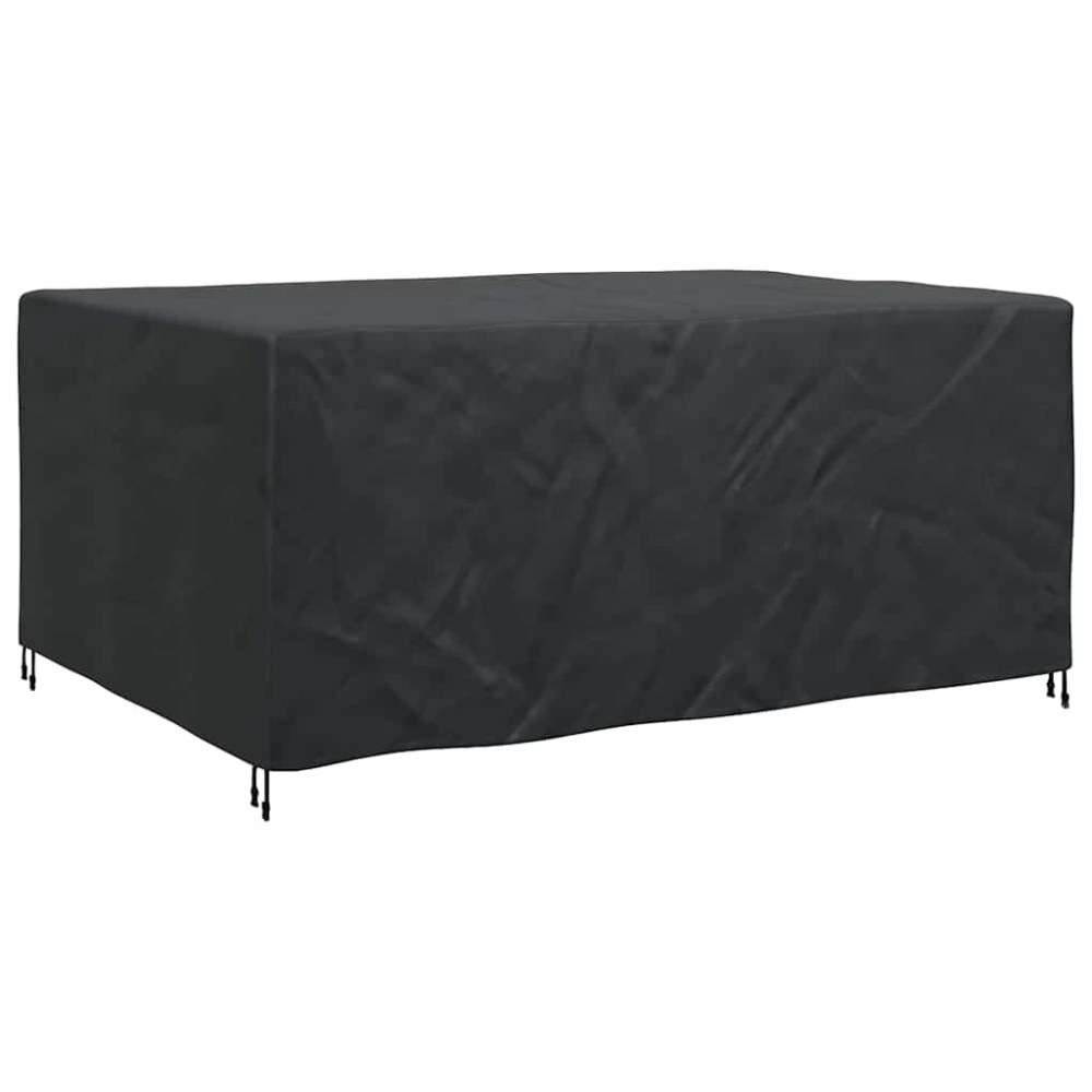 Produktbild för Möbelöverdrag Enfärgad Svart 240 x 180 x 100 cm 600D