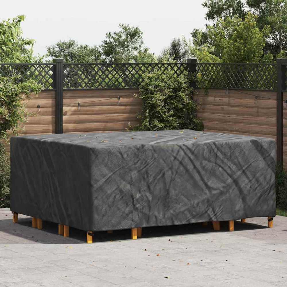 Produktbild för Möbelöverdrag Enfärgad Svart 250 x 210 x 70 cm 210D