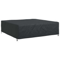 Produktbild för Möbelöverdrag Enfärgad Svart 260 x 260 x 90 cm 210D