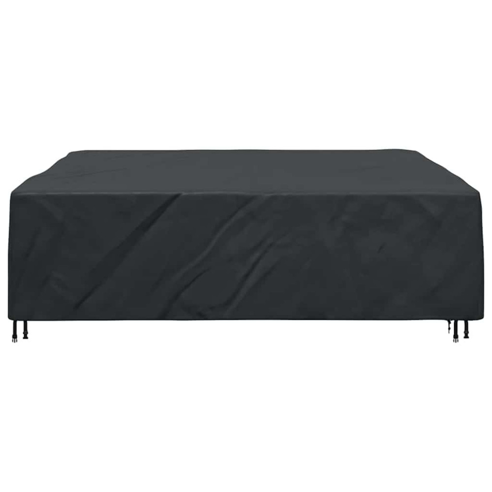 Produktbild för Möbelöverdrag Enfärgad Svart 260 x 260 x 90 cm 210D