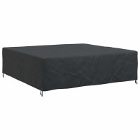 Produktbild för Möbelöverdrag Enfärgad Svart 260 x 260 x 90 cm 600D