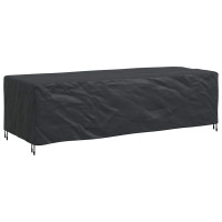 Produktbild för Möbelöverdrag Enfärgad Svart 270 x 110 x 70 cm 210D