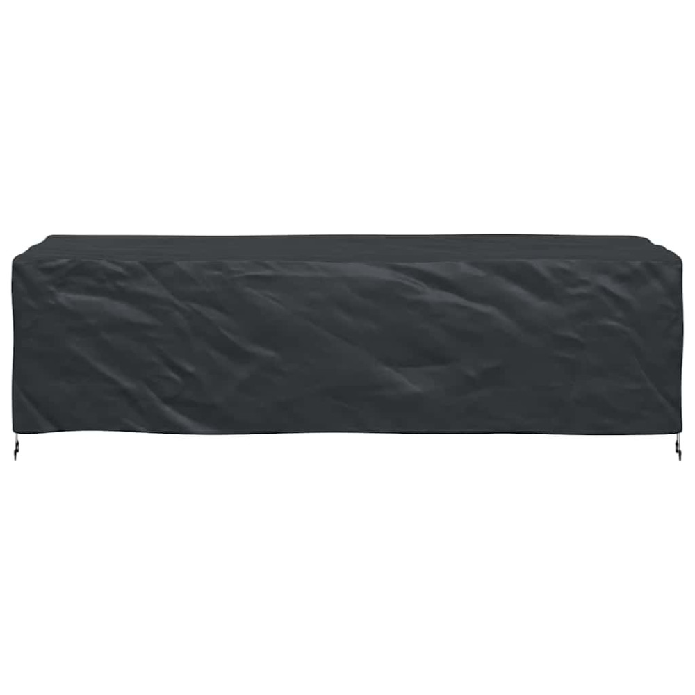 Produktbild för Möbelöverdrag Enfärgad Svart 270 x 110 x 70 cm 210D