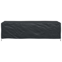 Produktbild för Möbelöverdrag Enfärgad Svart 270 x 110 x 70 cm 210D