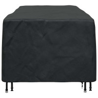 Produktbild för Möbelöverdrag Enfärgad Svart 270 x 110 x 70 cm 210D