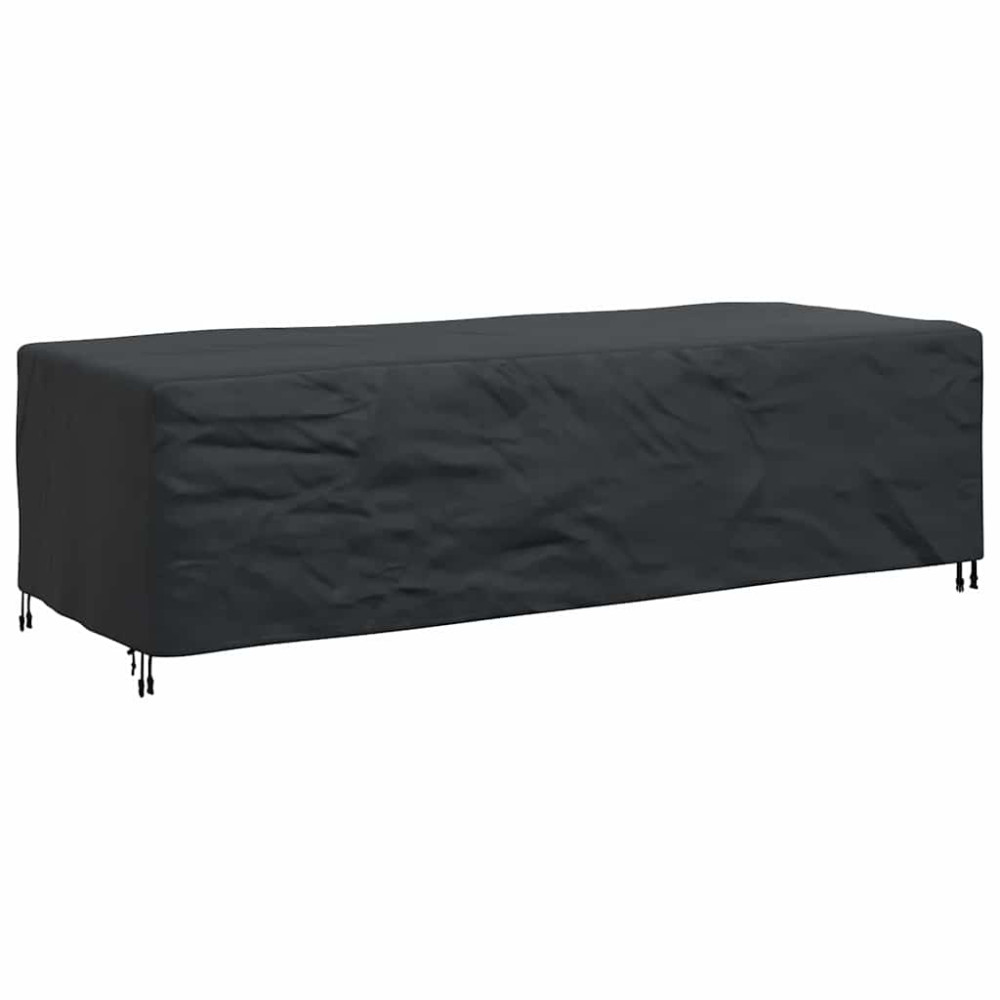 Produktbild för Möbelöverdrag Enfärgad Svart 270 x 110 x 70 cm 210D