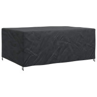 Produktbild för Möbelöverdrag Enfärgad Svart 270 x 180 x 90 cm 420D