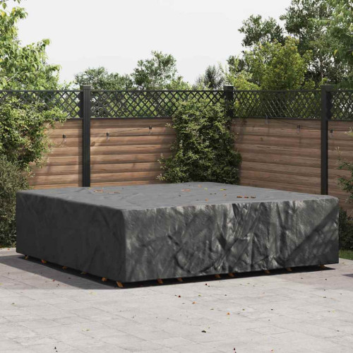 vidaXL Möbelöverdrag Enfärgad Svart 275 x 275 x 70 cm 600D