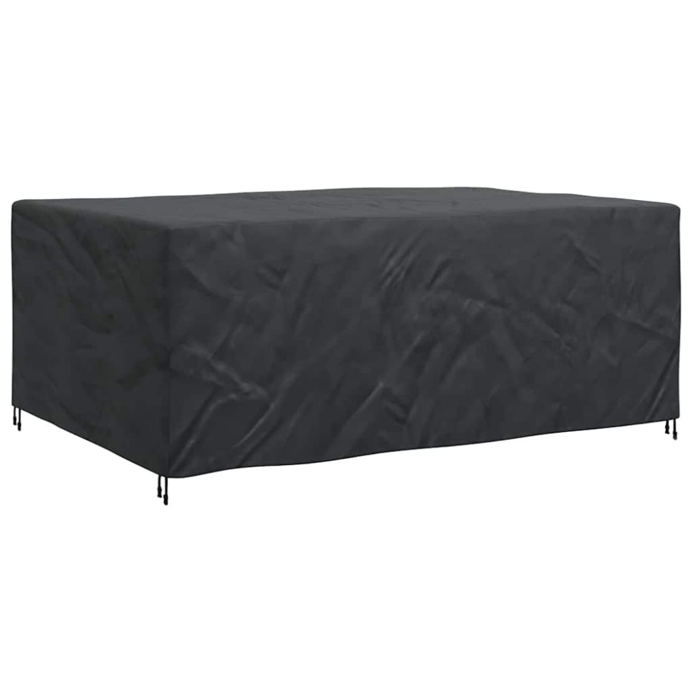 Produktbild för Möbelöverdrag Enfärgad Svart 280 x 204 x 106 cm 420D