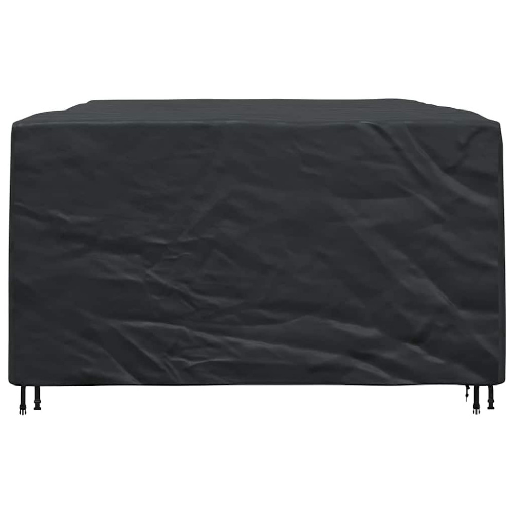 Produktbild för Möbelöverdrag Enfärgad Svart 280 x 204 x 106 cm 600D