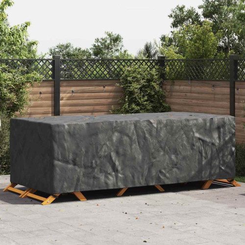 vidaXL Möbelöverdrag Enfärgad Svart 300 x 110 x 70 cm 210D