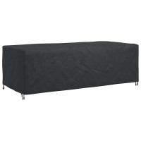 Produktbild för Möbelöverdrag Enfärgad Svart 300 x 110 x 70 cm 210D