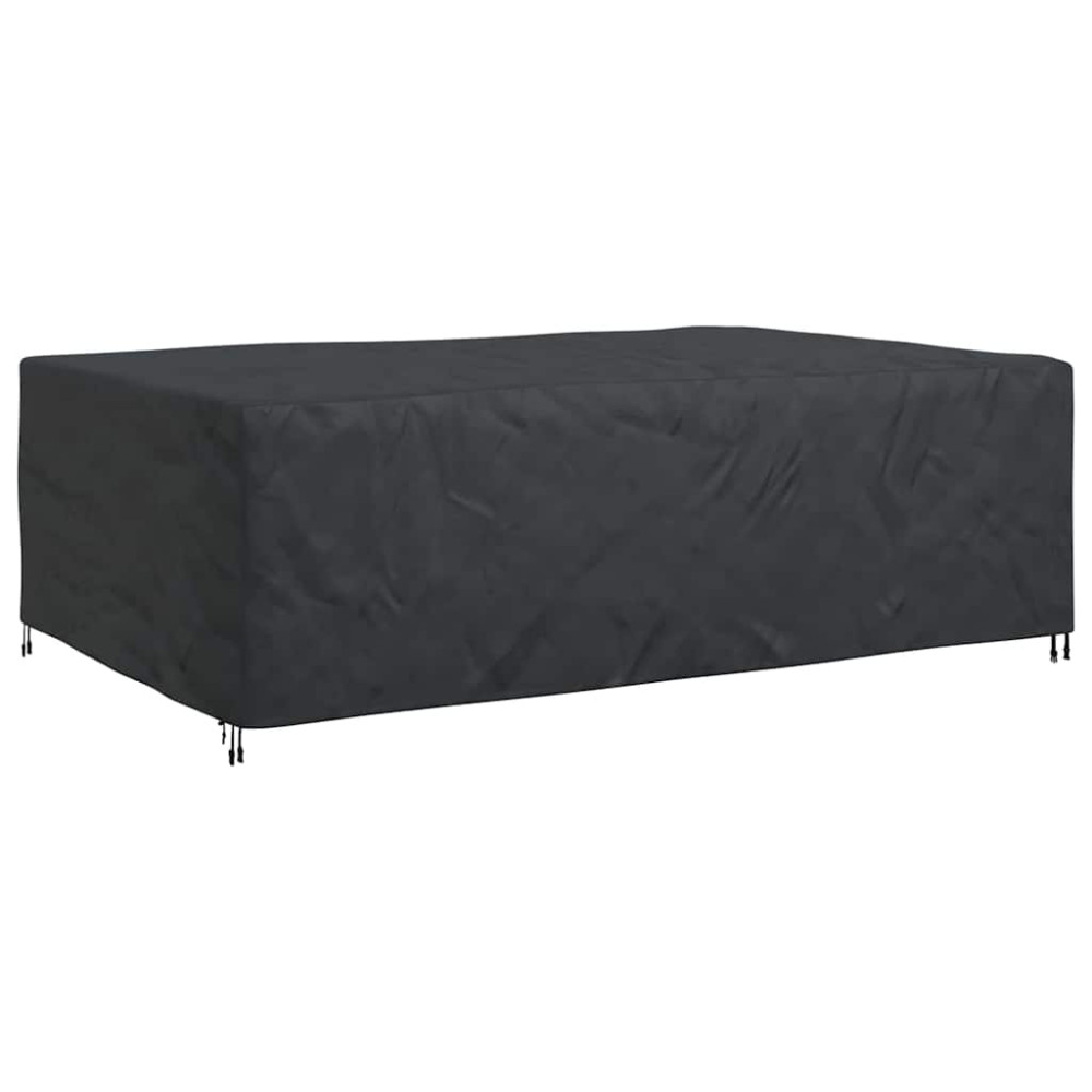 Produktbild för Möbelöverdrag Enfärgad Svart 300 x 200 x 90 cm 210D